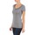 Clothing Women short-sleeved t-shirts La City PULL COL BEB Grey