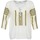 Clothing Women Blouses Stella Forest ATU025 White / Grey / Yellow