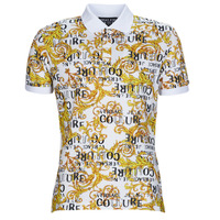 Clothing Men short-sleeved polo shirts Versace Jeans Couture GAG6S0 White / Printed / Baroque