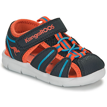 Shoes Boy Sports sandals Kangaroos K-Grobi Marine / Orange