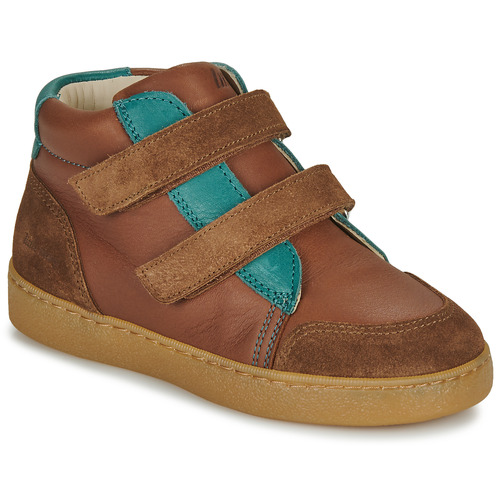 Shoes Boy High top trainers Little Mary LEIO Cognac