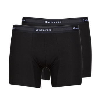 Underwear Men Boxer shorts Eminence BOXERS 201 PACK X2 Black / Black