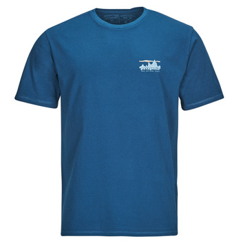 Clothing Men short-sleeved t-shirts Patagonia M'S '73 SKYLINE ORGANIC T-SHIRT Blue