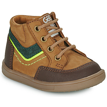 Shoes Boy High top trainers GBB MIRAGE Brown