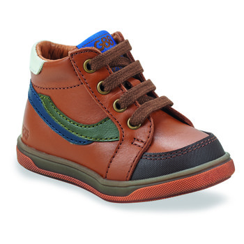 Shoes Boy High top trainers GBB MELLIARD Brown