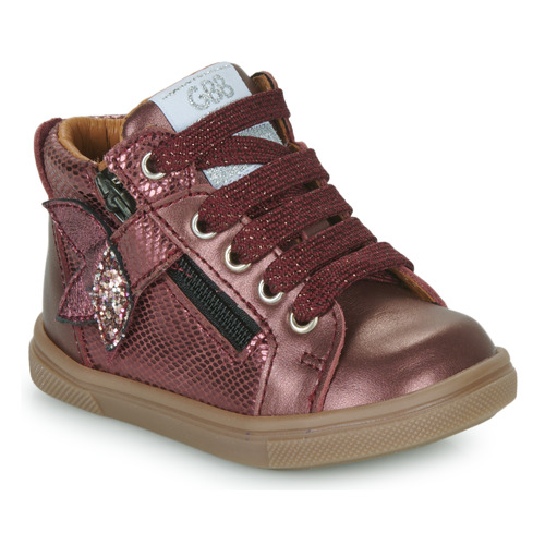 Shoes Girl High top trainers GBB VALA Bordeaux