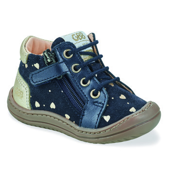 Shoes Girl High top trainers GBB FLEXOO ZIPETTE Blue