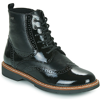 Shoes Women Mid boots S.Oliver 25255-41-098 Black / Varnish