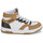 Shoes Boy High top trainers BOSS J29367 White / Camel / Black
