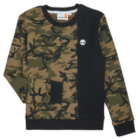 Clothing Boy sweaters Timberland T25U60-655-C Camouflage