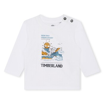 Clothing Boy short-sleeved t-shirts Timberland T60005-10P-B White