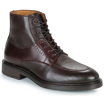 Shoes Men Mid boots Pellet BASTIEN Veal / Smooth / Brushed / Chocolate / Veal / Graine / Chocolate