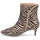 Shoes Women Ankle boots Ravel CURRANS Zebra
