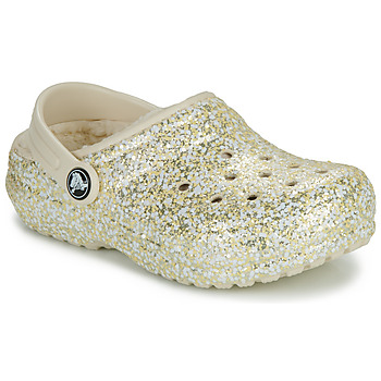 Crocs Classic Lined Glitter Clog K Beige / Gold