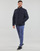 Clothing Men Blouses Gant CHANNEL QUILTED JACKET Marine