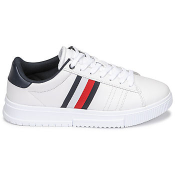 Tommy Hilfiger SUPERCUP LEATHER White / Marine / Red