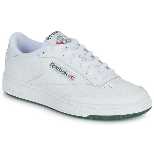 Reebok Classic CLUB C 85 White / Green - Fast delivery | Spartoo Europe ! -  Shoes Low top trainers 79,20 €