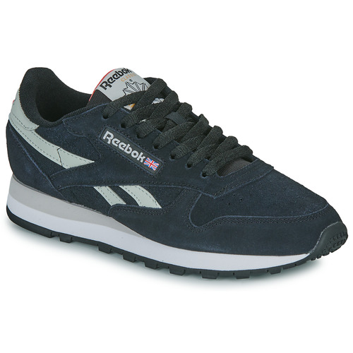 Reebok Classic CLASSIC LEATHER Black / Grey - Fast delivery