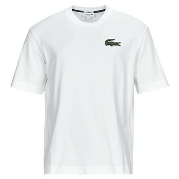 Clothing Men short-sleeved t-shirts Lacoste TH0062-001 White