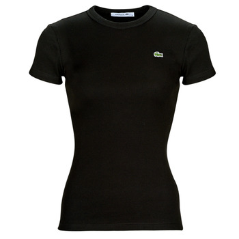 Clothing Women short-sleeved t-shirts Lacoste TF5538-031 Black