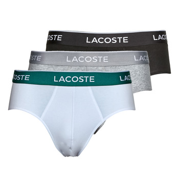 Underwear Men Underpants / Brief Lacoste SLIPS LACOSTE PACK X3 Grey / White / Black