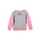 Clothing Girl sweaters TEAM HEROES  SWEAT MINNIE MOUSE Pink / Grey