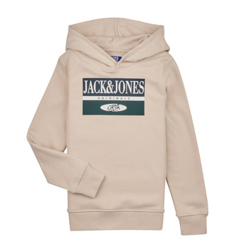 Clothing Boy sweaters Jack & Jones JORARTHUR SWEAT HOOD SN White