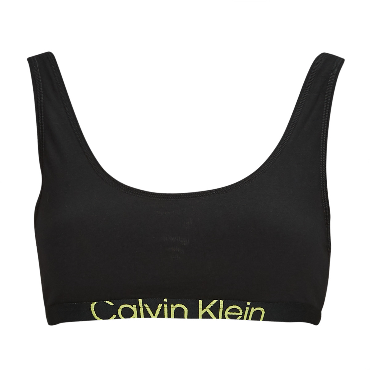 Calvin Klein Jeans UNLINED BRALETTE Black - Fast delivery  Spartoo Europe  ! - Underwear Sports bras Women 33,60 €