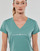 Clothing Women short-sleeved t-shirts Emporio Armani ICONIC LOGOBAND Blue