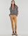 Clothing Women 5-pocket trousers Freeman T.Porter CLAUDIA POLYNEO Beige