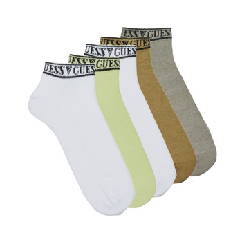 Accessorie Men Sports socks Guess NJFMB SNEAKERS SOCKS X5 Black / White / Kaki / Grey / Grey