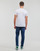 Clothing Men short-sleeved t-shirts Kaporal RIFT Black / White