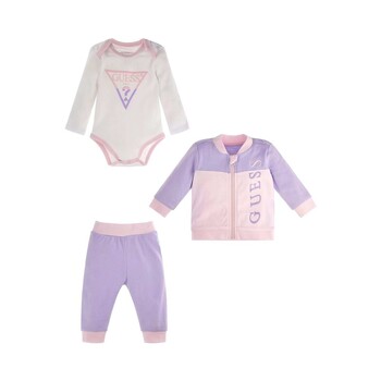 Clothing Girl Sets & Outfits Guess H3YW10 Pink / Violet
