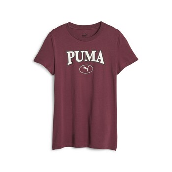 Clothing Girl short-sleeved t-shirts Puma PUMA SQUAD GRAPHIC TEE G Mauve