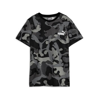 Clothing Boy short-sleeved t-shirts Puma ESS+ CAMO TEE B Black