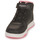 Shoes Girl High top trainers Kappa OSCAR MID KID EV Black / Pink