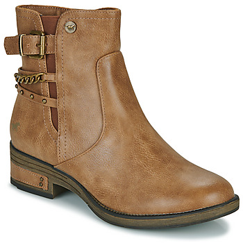 Shoes Women Ankle boots Mustang  Taupe