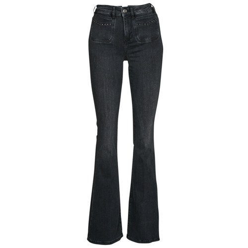 Liu Jo UF3138 Black - Fast delivery  Spartoo Europe ! - Clothing bootcut  jeans Women 148,80 €
