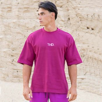 Clothing short-sleeved t-shirts THEAD. ANDREW Pink
