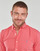 Clothing Men long-sleeved shirts Polo Ralph Lauren CHEMISE AJUSTEE SLIM FIT EN OXFORD LEGER Red