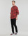 Clothing Men long-sleeved shirts Polo Ralph Lauren CHEMISE COUPE DROITE EN FLANELLE Red / Black