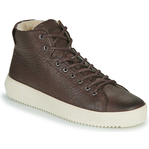 Shoes Men High top trainers Blackstone G109 Brown