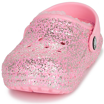 Crocs Classic Lined Glitter Clog K Pink