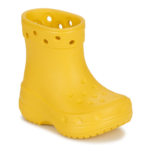 Shoes Children Wellington boots Crocs Classic Boot T Yellow