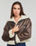 Clothing Women Leather jackets / Imitation leather Only ONLBETTY FAUX SUEDE BONDED AVIATOR OTW Brown