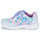 Shoes Girl Low top trainers Skechers GLIMMER KICKS Silver / Pink / Led