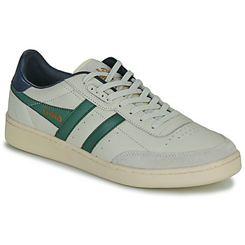 Shoes Men Low top trainers Gola CONTACT LEATHER White / Green / Blue