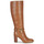 Shoes Women Boots MICHAEL Michael Kors HAMILTON HEELED BOOT Cognac
