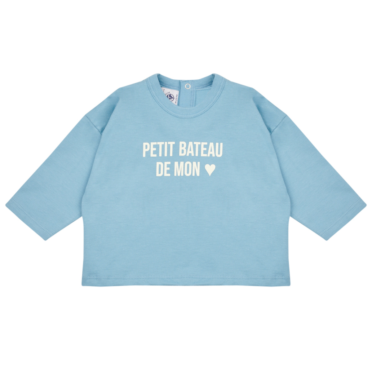 Clothing Children sweaters Petit Bateau LUNE Blue