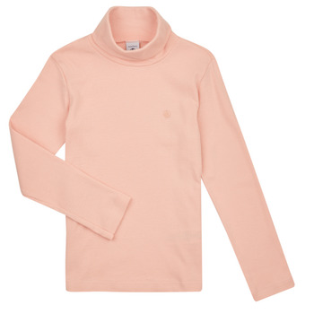 Clothing Girl Long sleeved shirts Petit Bateau LOI Pink